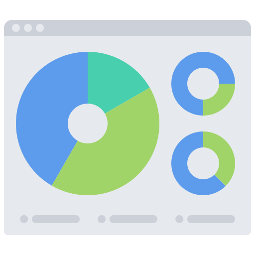 Pie Coloring Flat icon