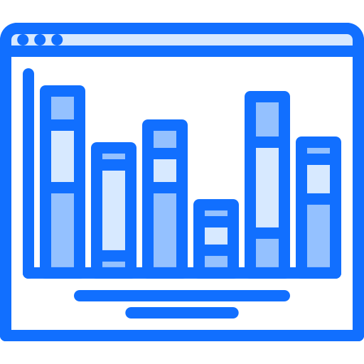 Gráfico de barras icono gratis