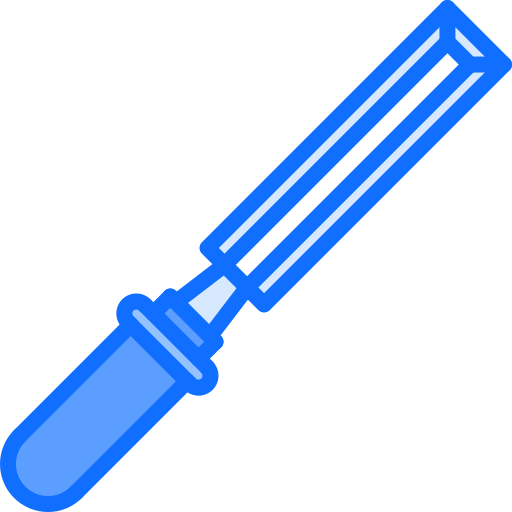 Chisel Coloring Blue Icon