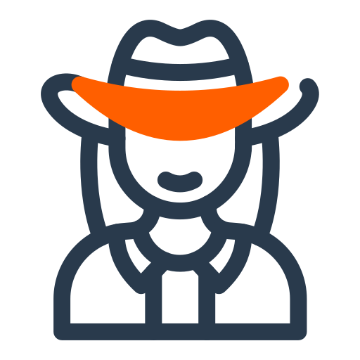 vaquera icono gratis