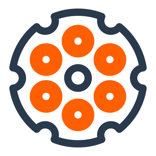 cilindro de revólver icono gratis