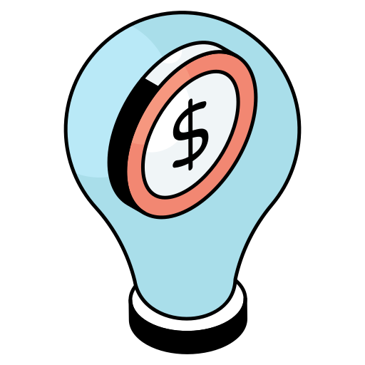 idea financiera icono gratis