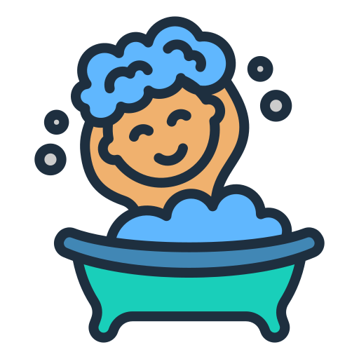 Bath time free icon