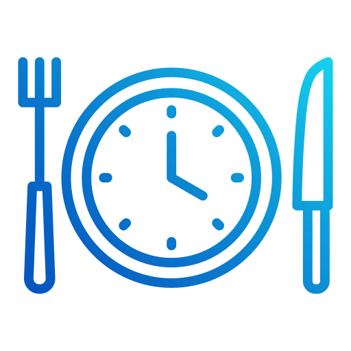 hora de comer icono gratis