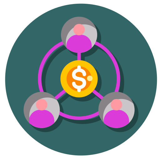 tenedor de apuestas icono gratis