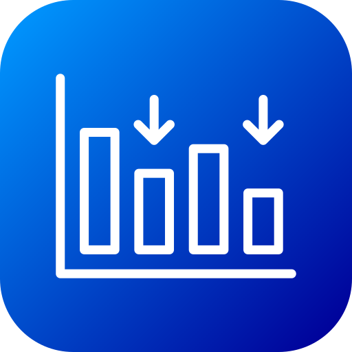 gráfico de barras icono gratis