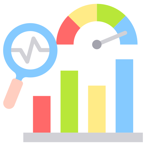 evaluación comparativa icono gratis