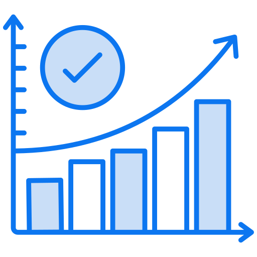 gráfico de barras icono gratis