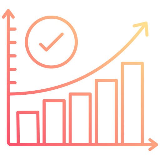 gráfico de barras icono gratis