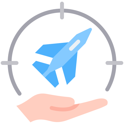 misión icono gratis