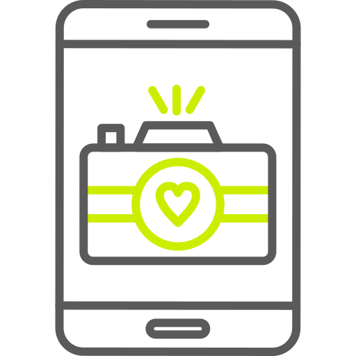 fotos de boda icono gratis