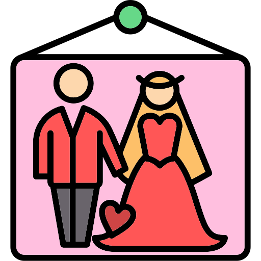 foto de boda icono gratis