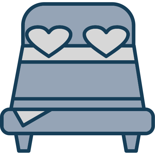 Double bed free icon