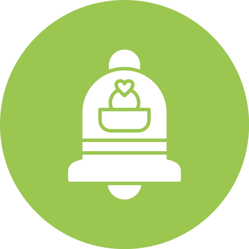 campana de boda icono gratis