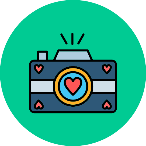 cámara de fotos icono gratis