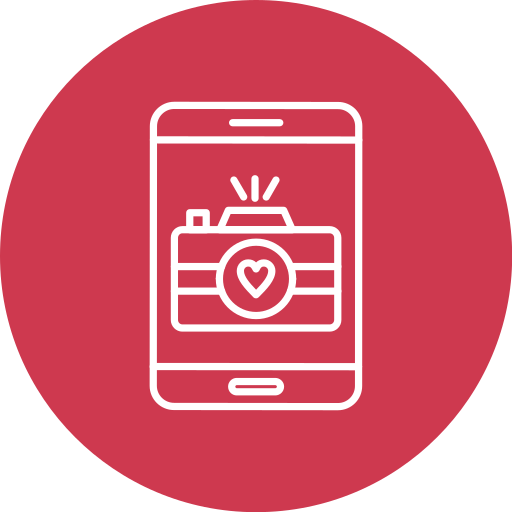 fotos de boda icono gratis