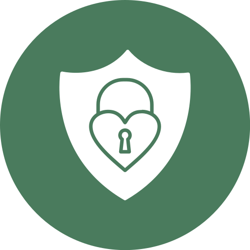 Heart lock free icon