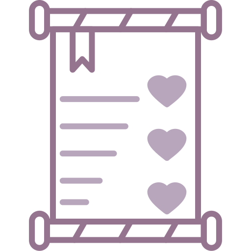 결혼 초대장 무료 아이콘