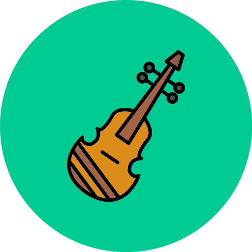 violín icono gratis