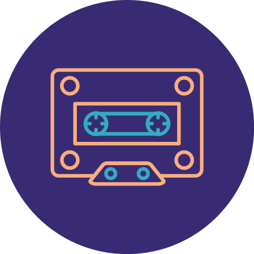 Cassette free icon Cassette free icon