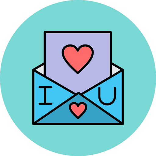 carte d'amour Icône gratuit carte d'amour Icône gratuit