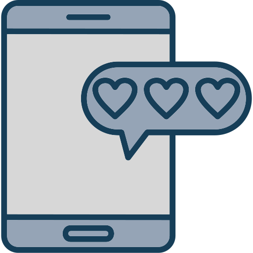 message d'amour Icône gratuit