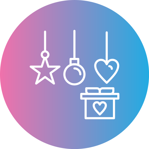 decoración icono gratis