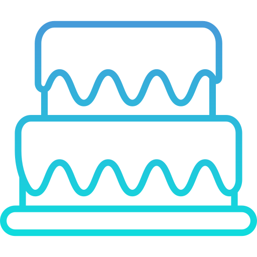pastel de bodas icono gratis