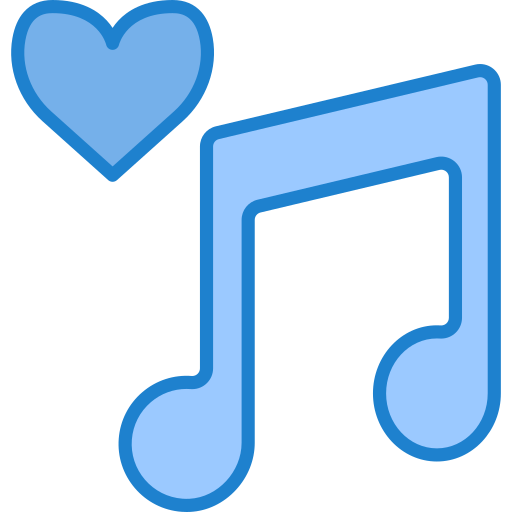 amor por la música icono gratis