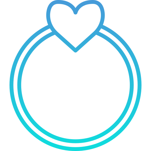 anillo de bodas icono gratis