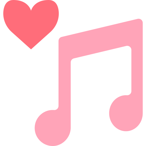 amor por la música icono gratis