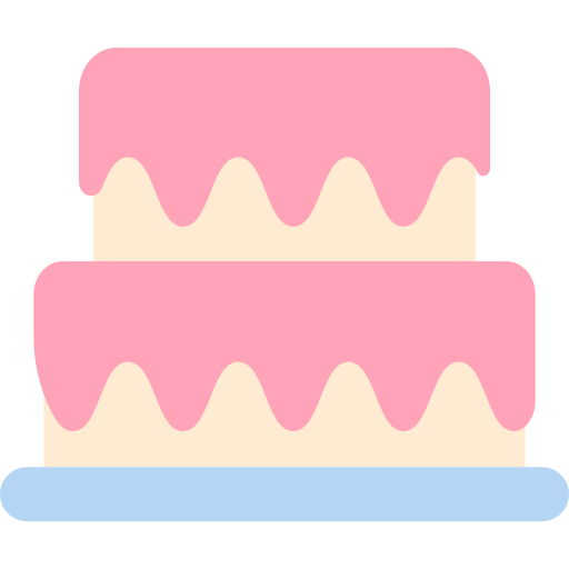 pastel de bodas icono gratis