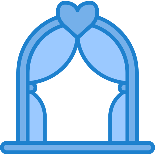 arco de boda icono gratis