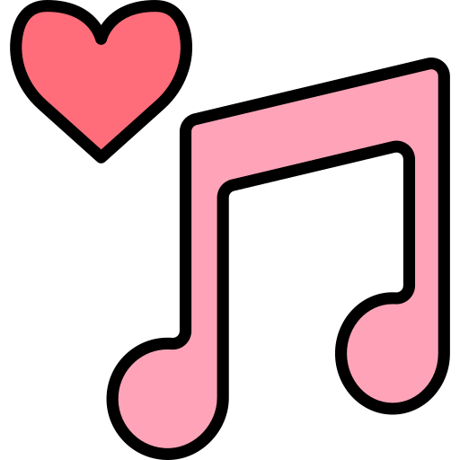 amor por la música icono gratis