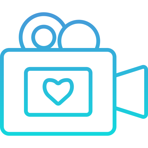 cámara de video icono gratis