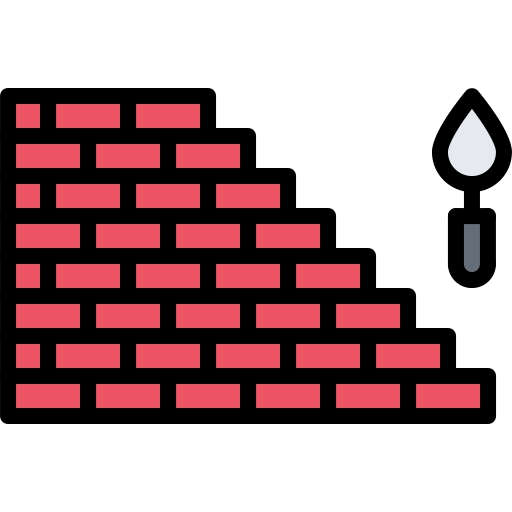 Bricks wall free icon