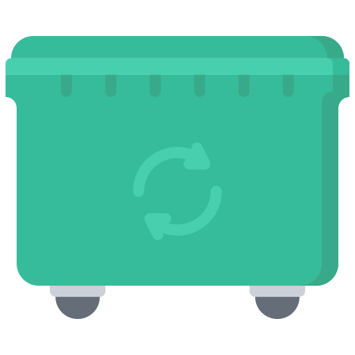 Contenedor de basura icono gratis