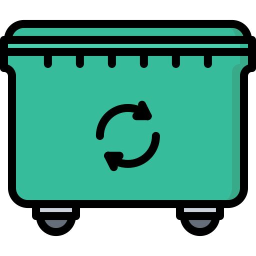 Contenedor de basura icono gratis