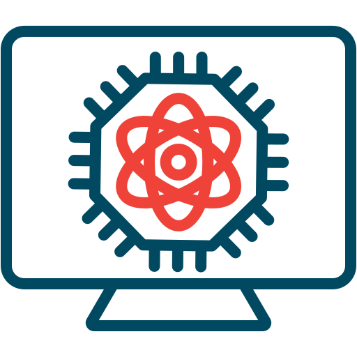 computación cuántica icono gratis