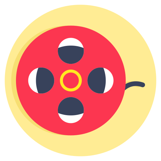 rollo de película icono gratis