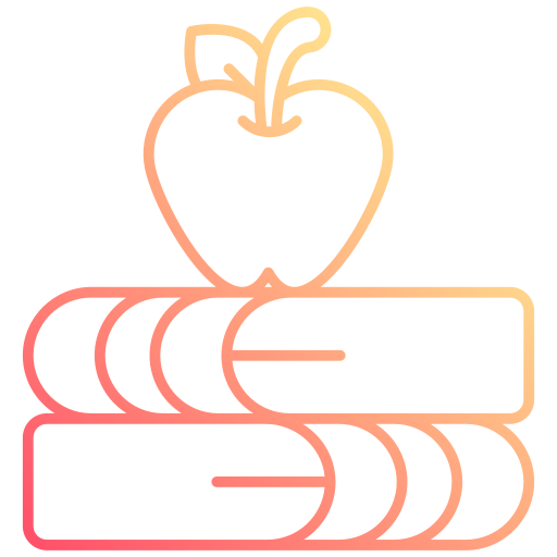 livro com maçã grátis ícone livro com maçã grátis ícone