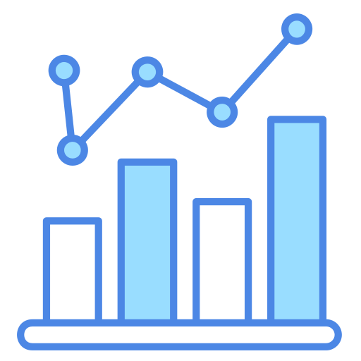 gráfico de barras icono gratis