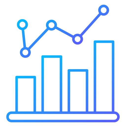 gráfico de barras icono gratis