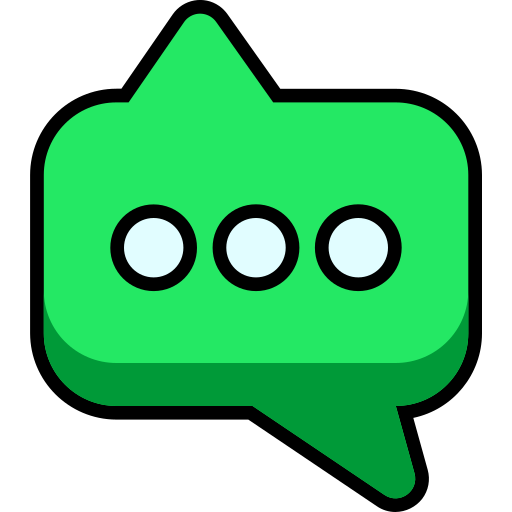 burbuja de chat icono gratis