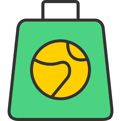 bolsa ecológica icono gratis