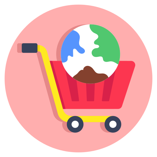 compras globales icono gratis