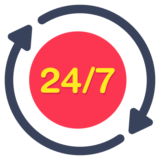 24-7 free icon