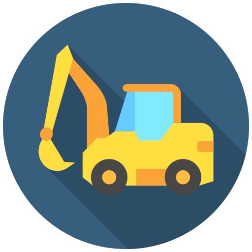 excavador icono gratis