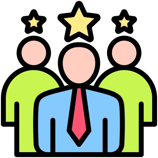 liderazgo de equipo icono gratis