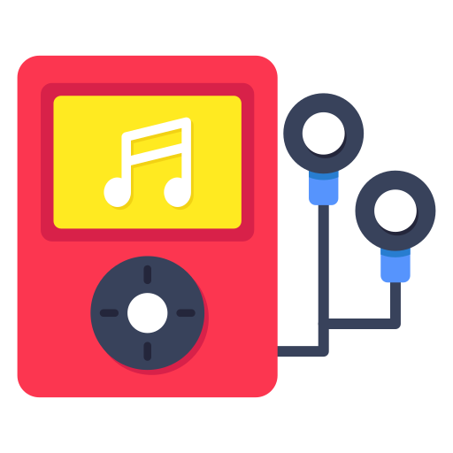 reproductor de mp3 icono gratis